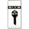 Hillman HILLMAN DIVA Sun & Moon House/Office Universal Key Blank KW1 Single 87040 - alternate 2